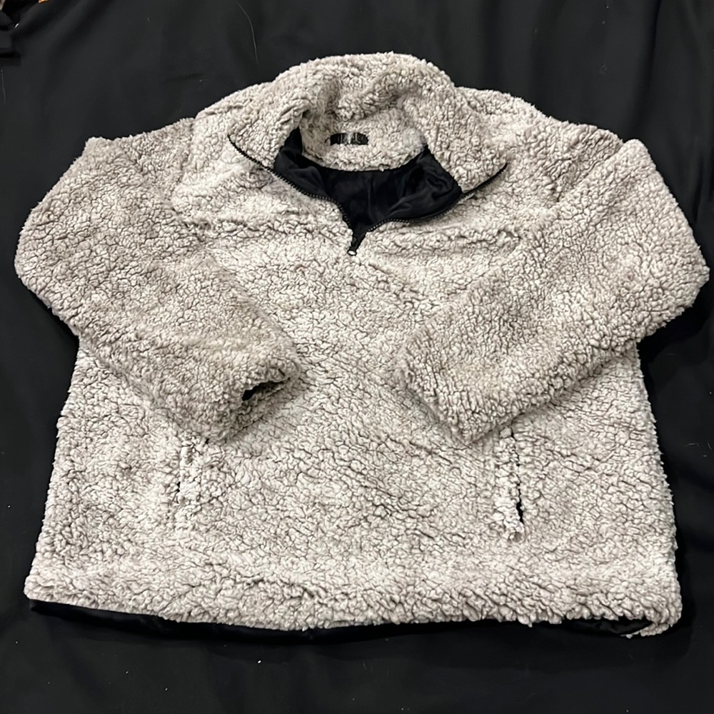 White & Grey Sherpa- NEW!